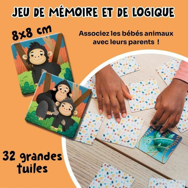 Lernspiel Adventerra Memo Ecológico Animales en Peligro