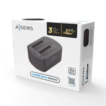Ladestation Aisens ASDS-D03B Schwarz