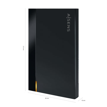Externe Box Aisens ASE-2524B Schwarz 2,5"