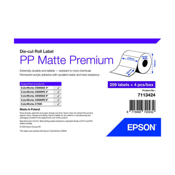 Druckerpapier Epson 7113424 Weiß (4 Stück)