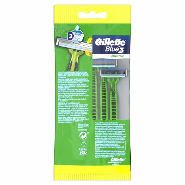 Rasierklingen Gillette Blue Sensitive 5 Stück