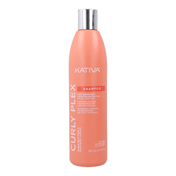 Lockenhaarshampoo Kativa Curly Plex 355 ml