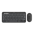 Tastatur mit Maus Logitech Pebble 2 Combo Graphit Qwerty Spanisch