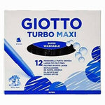 Marker-Set Giotto Turbo Maxi Gelb (5 Stück)
