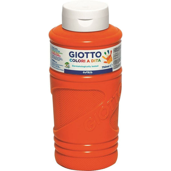 Fingerfarbe Giotto Orange 750 ml (6 Stück)