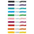 Marker-Set Giotto Turbo Soft Brush Bunt Etüie Pinsel 10 Stücke