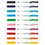 Marker-Set Giotto Turbo Soft Brush Bunt Etüie Pinsel 10 Stücke