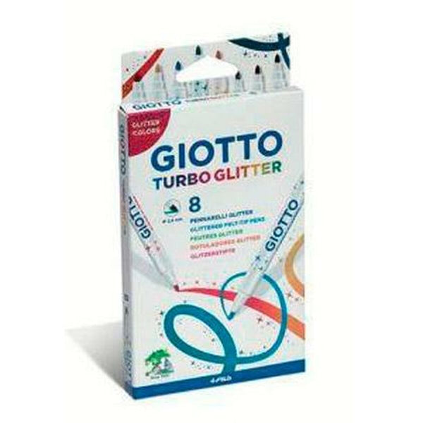 Marker-Set Giotto Turbo Glitter Bunt (10 Stück)