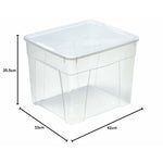 Container-Eimer Mondex space box 4 h 34,5l Durchsichtig Polypropylen 34,5 L 42 x 35 x 33 cm