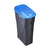 Papierkorb Schwarz/Blau PP (15 L)