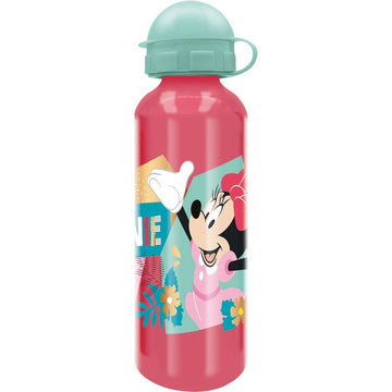 Wasserflasche Minnie Mouse CZ11263 530 ml Rot Aluminium