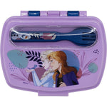 Lunchbox mit Zubehör Frozen CZ11271 Blau Kunststoff