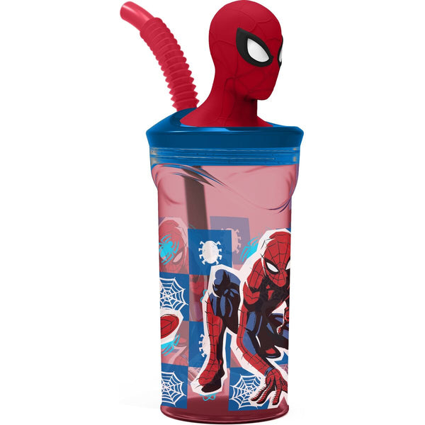 Becher mit Strohhalm Spider-Man CZ11338 3D