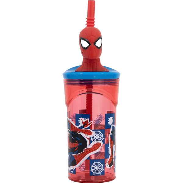 Becher mit Strohhalm Spider-Man CZ11338 3D