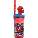 Becher mit Strohhalm Spider-Man CZ11338 3D