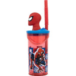 Becher mit Strohhalm Spider-Man CZ11338 3D
