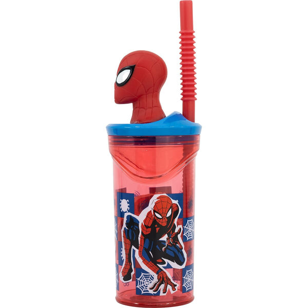 Becher mit Strohhalm Spider-Man CZ11338 3D