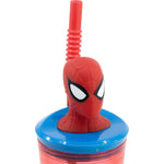 Becher mit Strohhalm Spider-Man CZ11338 3D