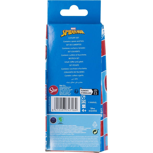 Besteckset Spider-Man CZ11342 Edelstahl Bunt 2 Stücke