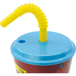 Becher mit Strohhalm Spider-Man CZ11366 430 ml