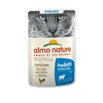 Katzenfutter Almo Nature Holistic Sterilised Huhn 70 L 70 g