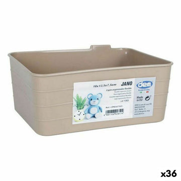 Aufbewahrungsbox Dem Jano 18 x 13,5 x 7,5 cm (36 Stück)