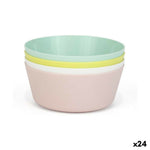 Schalenset Dem Bunt 4 Stücke Kunststoff 12 x 12 x 5 cm (4 Stücke) (24 Stück)
