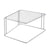 Organizer für Küchenschränke Metaltex Boxe 2 Regale Metall (25 x 25 x 15 cm)
