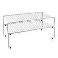 Organizer für Küchenschränke Metaltex Sky Metall 48 x 33 x 24 cm Stapelbar Küche (2 Stück)