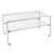 Organizer für Küchenschränke Metaltex Sky Metall 48 x 33 x 24 cm Stapelbar Küche (2 Stück)