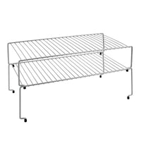 Organizer für Küchenschränke Metaltex Sky Metall 48 x 33 x 24 cm Stapelbar Küche (2 Stück)