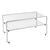 Organizer für Küchenschränke Metaltex Sky Metall 48 x 33 x 24 cm Stapelbar Küche (2 Stück)