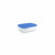 Lunchbox Borgonovo Igloo Blau rechteckig 400 ml 13,5 x 9,5 x 6,5 cm 19 x 13,5 x 7,2 cm