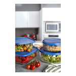 Lunchbox Borgonovo Igloo Blau 22 x 22 x 9 cm 18,5 x 18,5 x 7,4 cm