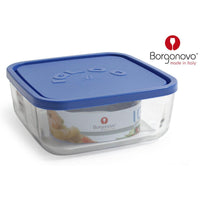 Lunchbox Borgonovo Igloo Blau 22 x 22 x 9 cm 18,5 x 18,5 x 7,4 cm