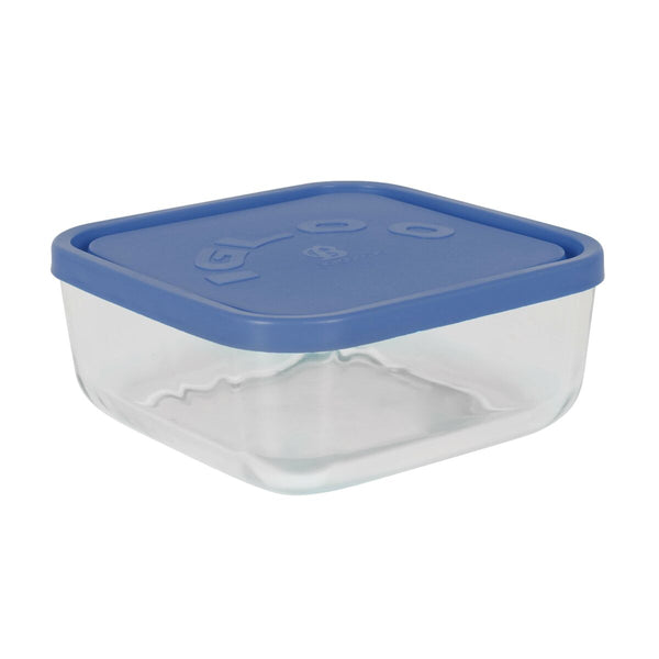 Lunchbox Borgonovo Igloo Blau 22 x 22 x 9 cm 18,5 x 18,5 x 7,4 cm