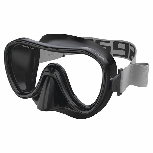 Taucherbrille Seac 0750080003 Schwarz