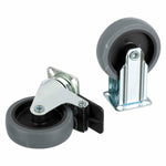 Räder Trixie Schwarz Kunststoff Transportbehälter (4 Stück) (4 Stücke)