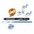 Stift Carioca Oops Schwarz 0,7 mm (12 Stücke)