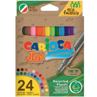 Marker-Set Carioca Joy Eco Family 24 Stücke Bunt (24 Stück)