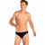 Herren Badehose Aquarapid Costume Slip Schwarz