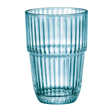 Wasserglas Bormioli Rocco Barshine Blau Glas 380 ml (6 Stück)