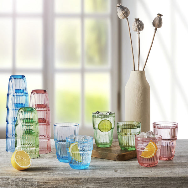 Wasserglas Bormioli Rocco Barshine Orange Glas 300 ml (6 Stück)