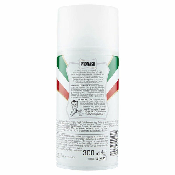 Rasierschaum White Proraso PR-400431 300 ml