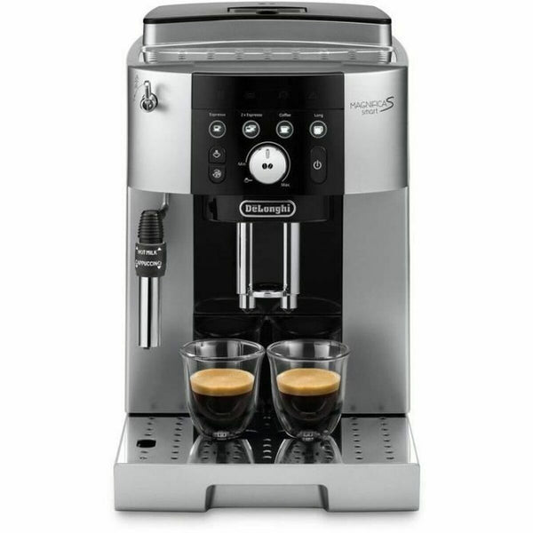 Superautomatische Kaffeemaschine DeLonghi Schwarz Silberfarben 15 bar 1,8 L