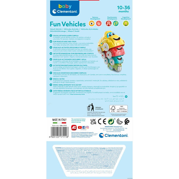 Spielset Fahrzeuge Clementoni (4 pcs)