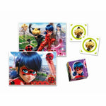 Set mit 4 Puzzeln Miraculous: Tales of Ladybug & Cat Noir Clementoni Edukit