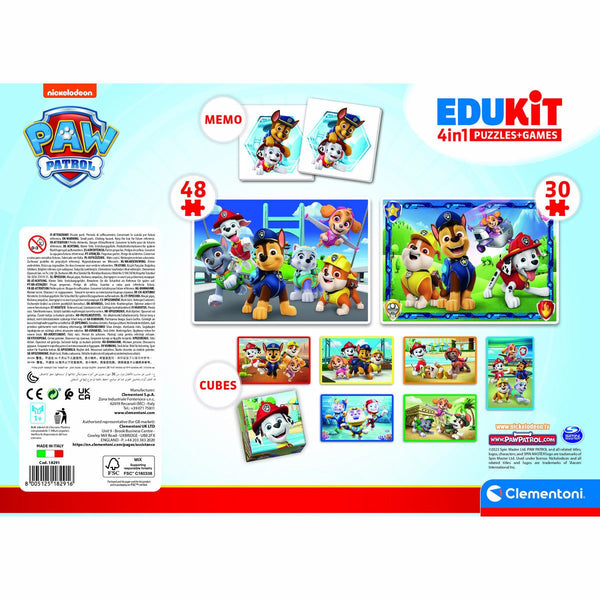 Set mit 4 Puzzeln Clementoni