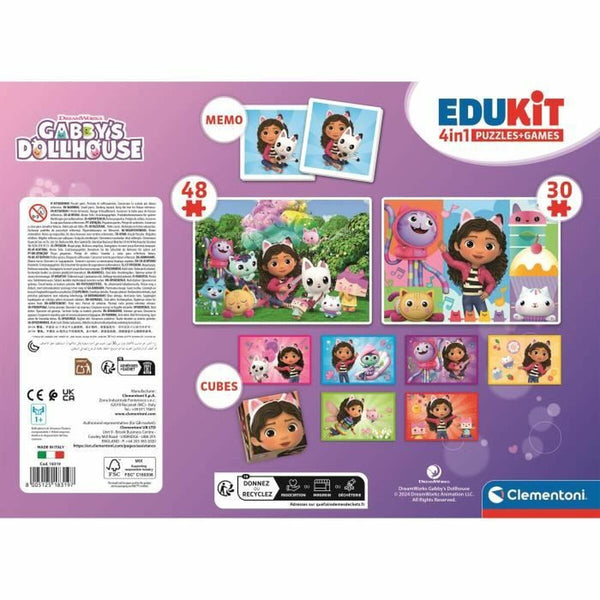 Interaktives Spielzeug für Babys Clementoni Edukit 4 en 1 Gabby y la casa mágica