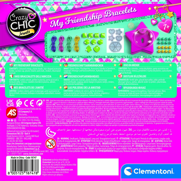 Kit zur Herstellung von Armbändern Clementoni